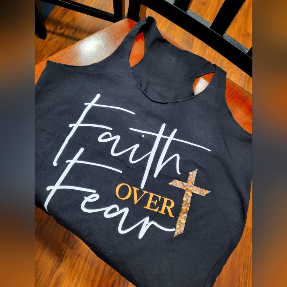 'Faith over Fear' Racerback Tank